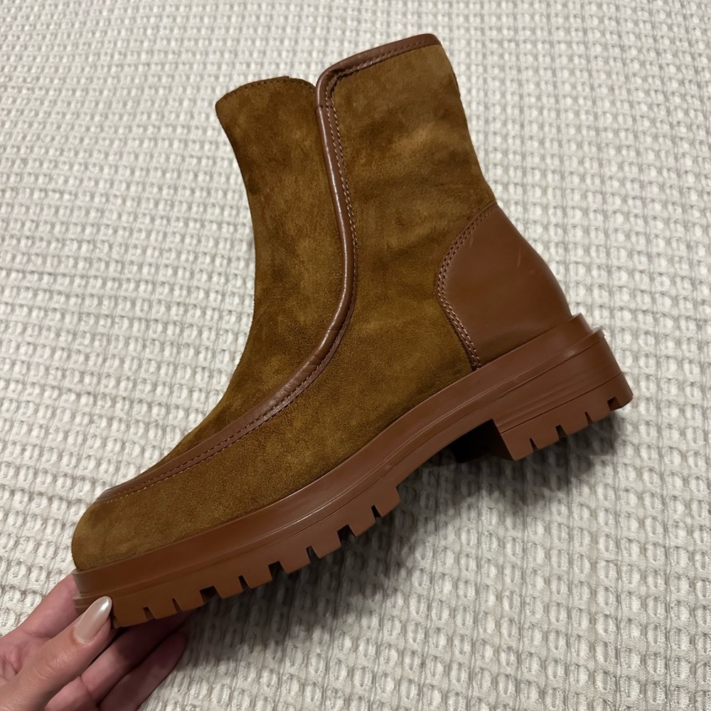 Lauren Ralph Lauren Colbie Suede Booties - Picture 2 of 10